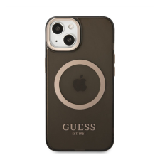 Guess Translucent MagSafe Apple iPhone 13 hátlap tok, fekete tok és táska