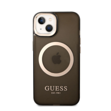 Guess Translucent MagSafe Apple iPhone 14 Plus hátlap tok, fekete tok és táska