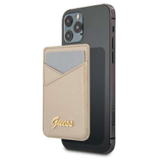 Guess Wallet kártyanyílás GUWMSSASLGO MagSafe Saffiano arany/arany tok és táska