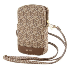 Guess Zip GCube Bottom Stripe GUWBZPGCSPGW kis táska, barna tok és táska