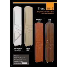  GUIDO TREND 1013 Fürdőszobaszekrény 2 fiókkal és szennyeskosárral fürdőszoba bútor