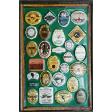 Guinness Labels (sortiert - green) - Fémtábla dekoráció