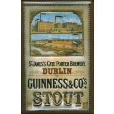 Guinness - St. James Gate Porter Brewery - Fémtábla dekoráció