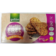 Gullón gluténmentes zab-csokoládé keksz 220 g csokoládé és édesség
