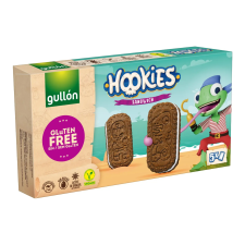 Gullón Gullon Hookies gluténmentes kakaós szendvicskeksz krém töltelékkel 230g gluténmentes termék