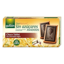 Gullon Keksz GULLON Choco Tablet cukormentes 150g csokoládé és édesség