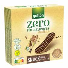 Gullón Snack Zero Teljes kiőrlésű szelet étcsokoládé bevonattal, édesítőszerrel 150 g diabetikus termék