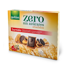 Gullón Surtido keksz válogatás hozzáadott cukor nélkül 329 g csokoládé és édesség