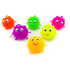  Gumi labda Smiley villogó 8cm játéklabda
