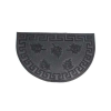  Gumi lábtörlő - félkör - 40 x 60 cm - Fekete