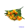  Gumi nárcisz csokor 39cm - Sárga