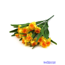  Gumi nárcisz csokor 39cm - Sárga dekorációs kellék
