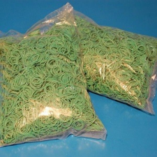 Gumigyűrű 60/1 mm zöld papírárú, csomagoló és tárolóeszköz
