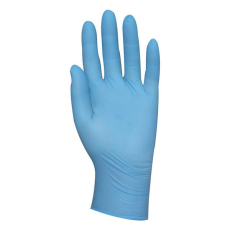  Gumikesztyű COVERGUARD nitril púdermentes kék M 100 darab/doboz