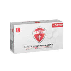  Gumikesztyű latex púderes L 100 db/doboz_AEGIS