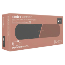 Gumikesztyű latex púdermentes, hosszú szárú xs jobb/bal 2x50 db santex fehér védőkesztyű
