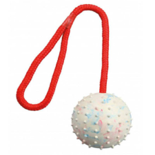  Gumilabda kötélen fogóval 7 cm/30 cm Trixie 3308 játék kutyáknak