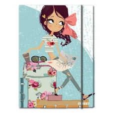  Gumis mappa A/4 lányos/fiús mintás. mappa