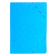 Gumis mappa A/4 prespán világoskék 345gr mappa