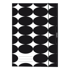 Gumis mappa Herlitz Just Black A/4 mappa