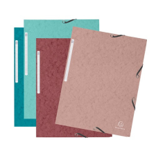  Gumis mappa karton Exacompta Skandi prespán A/4 vegyes színek mappa