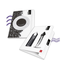  Gumis mappa karton Pigna Black and White A/4 mappa