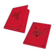 Gumis mappa karton Pigna Monocromo Red A/4 mappa