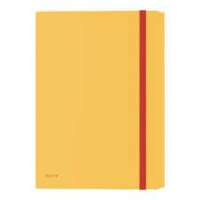  Gumis mappa LEITZ Cosy A/4 műanyag extra belső zsebes melegsárga mappa