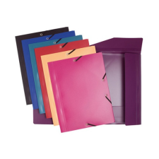  Gumis mappa PP Exacompta Opaque A/4 vegyes színek mappa