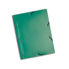 Gumis mappa PP Exacompta Opaque A/4 zöld mappa
