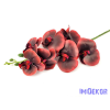  Gumis orchidea 7 fejes ág 77 cm - Bordó Átmenetes