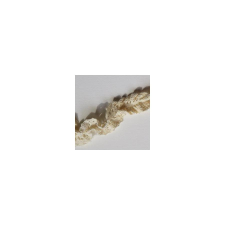 Gumis pamutcsipke, ekrü. Szélessége: 25 mm. Az ár EGY méterre vonatkozik! dekorációs kellék