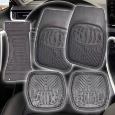  Gumiszőnyeg hótálca szett 5db fekete autószőnyeg
