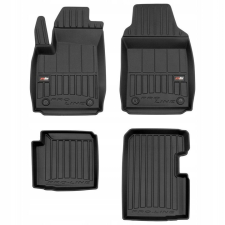  GUMISZŐNYEGEK FIAT 500 HYBRID 2020-tól - 3D VÁLYÓS autószőnyeg