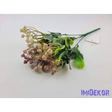 Gumós 5 ágú műzöld csokor 28 cm - Mályva dekorációs kellék