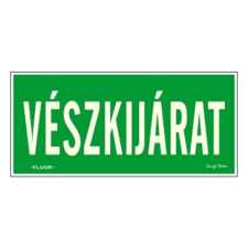 GUNGL DEKOR Matrica vészkijárat zöld "f" 310 / 10 információs címke
