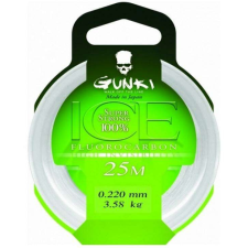 Gunki fluorocarbone zsinór ice 25m 0,19mm horgászzsinór
