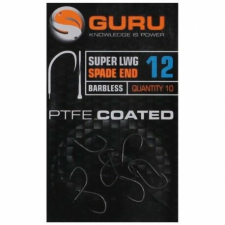 GURU Super LWG Hook Size 14 (Barbless/Spade End) horog