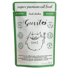GUSSTO Cat Fresh Chicken nedves macskaeledel friss csirke 85 g macskaeledel