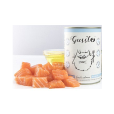 GUSSTO Cat Fresh Salmon nedves macskaeledel friss lazac 6x400g macskaeledel