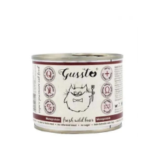 GUSSTO Cat Fresh Wild Boar nedves macskaeledel vaddisznó 200 g macskaeledel