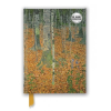  Gustav Klimt: The Birch Wood (Foiled Blank Journal) – Flame Tree Studio