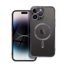 GYÁRI APPLE MINŐSÉGŰ IPHONE 15 PRO MAX FEKETE MÁGNESES MAGSAFE TOK tok és táska