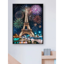  Gyémántszemes kirakó 30 x 40 cm - Eiffel-torony kreatív és készségfejlesztő