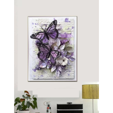 Gyémántszemes kirakó 30 x 40 cm - Pillangók kreatív és készségfejlesztő