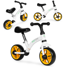 Gyerek futóbicikli fekete EVA kerekekkel - Ecotoys lábbal hajtható járgány