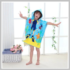  Gyerek kapucnis strandtörölköző – búváros mintával PEL01WZ8 lakástextília
