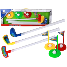  Gyerek mini golf készlet 12 darabos kerti játék