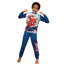 Gyerek pizsama Spiderman MV40M4403 kék 122-128 CM 7-8 év gyerek hálóing, pizsama