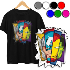 GYEREK PÓLÓ - BOSSZÚÁLLÓK MARVEL SZÍNBEN - XXS 98-104 gyerek póló